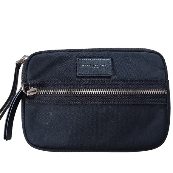 Marc Jacobs zippered nylon black biker mini iPad tablet case - Picture 1 of 6